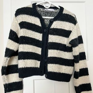 Zara button down sweater